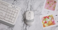 A4 Tech F1010 BEYAZ USB Klavye Mouse Set